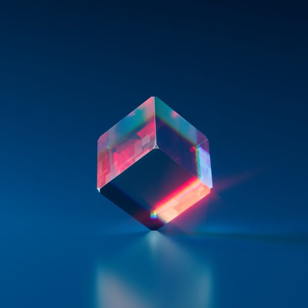 three-dimensional cube